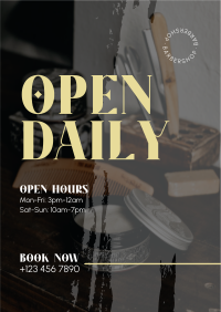 Open Daily - Barbers Flyer Image Preview