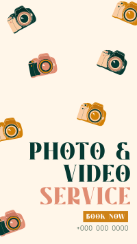 Camera Pattern Facebook Story Design