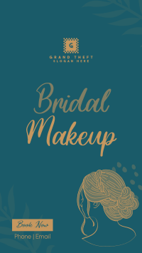 Bridal Makeup Instagram Story Design