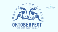 Oktoberfest Happy Hour Deals Facebook Event Cover Design