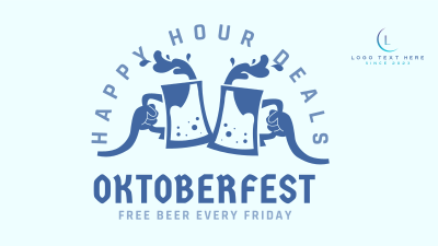 Oktoberfest Happy Hour Deals Facebook event cover Image Preview