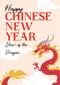 Dragon Chinese New Year Poster Design