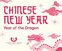 Year of the Dragon  Facebook Post Design