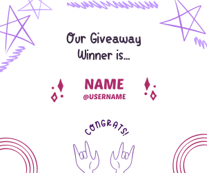 Very Peri Giveaway Winners Facebook post Image Preview