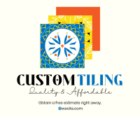 Custom Tiles Facebook Post Design
