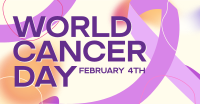 Gradient World Cancer Day Facebook ad Image Preview