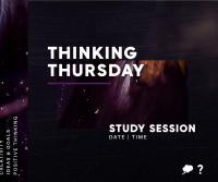 Thursday Study Session Facebook Post Design