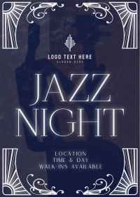 Art Nouveau Jazz Day Flyer Image Preview