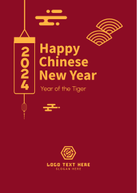 Chinese New Year Ornament Poster Image Preview