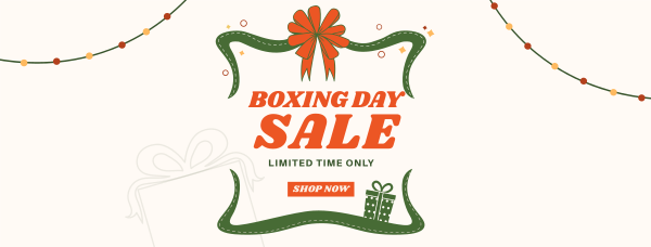 Boxing Day Sale Facebook Cover Design Image Preview