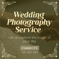 Floral Wedding Videographer Instagram Post Design