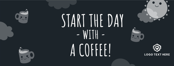 Morning Coffee Facebook Cover Design Image Preview