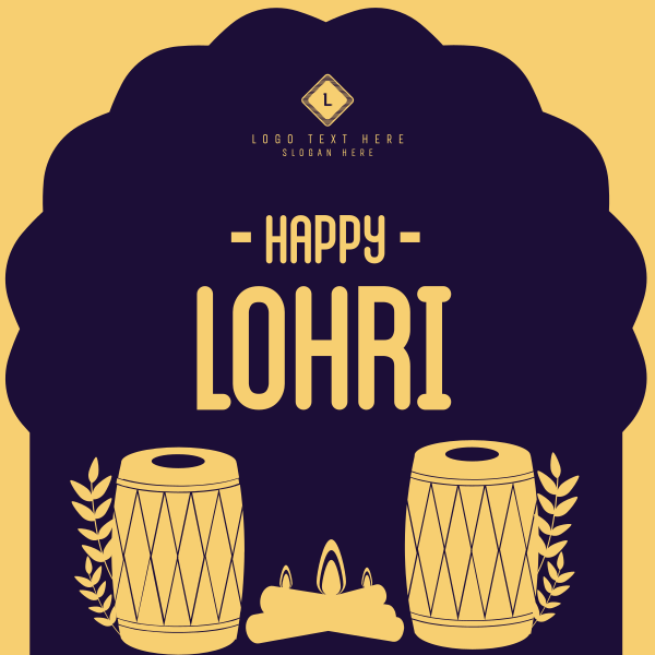 Lohri Festival Instagram Post Design Image Preview