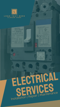 Electrical Profession Facebook Story Design