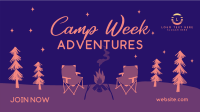 Moonlit Campground Facebook event cover Image Preview