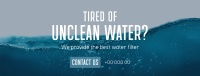 Water Filtration Facebook Cover Image Preview