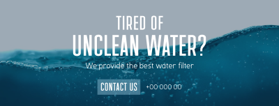Water Filtration Facebook cover Image Preview