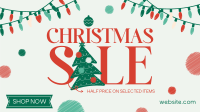 Christmas Sale for Everyone Facebook Event Cover Design