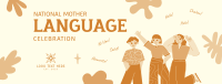 Celebrate Mother Language Day Facebook Cover Design