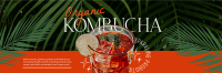 Organic Kombucha Twitter Header Image Preview