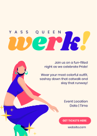 Yass Queen Werk! Flyer Image Preview