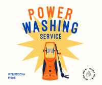 Power Washing Service Facebook Post Design