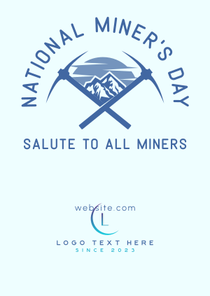 Salute to Miners Poster Image Preview