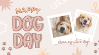 Doggy Photo Book Facebook Event Cover Design