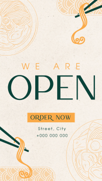 Oriental Cuisine Now Open Instagram Reel Preview