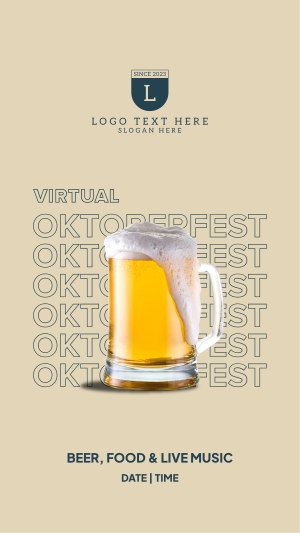 Virtual Oktoberfest Facebook story Image Preview