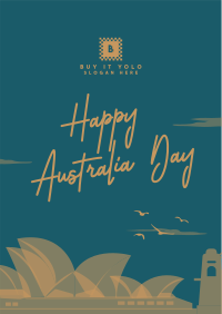 Happy Australia Day Flyer Design