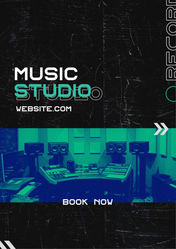 Music Studio Flyer Design Image Preview