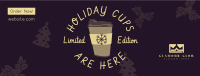 Christmas Cups Facebook cover Image Preview