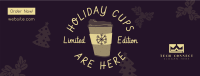 Christmas Cups Facebook cover Image Preview