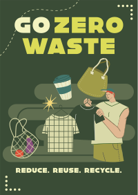 Practice Zero Waste Poster Image Preview