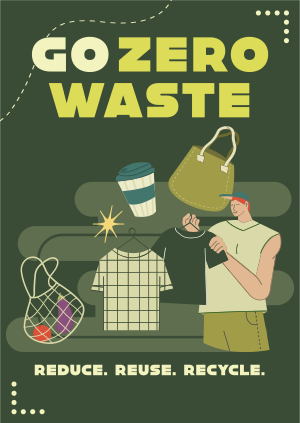 Practice Zero Waste Poster Image Preview