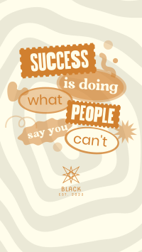 Success all the Way Facebook Story Image Preview