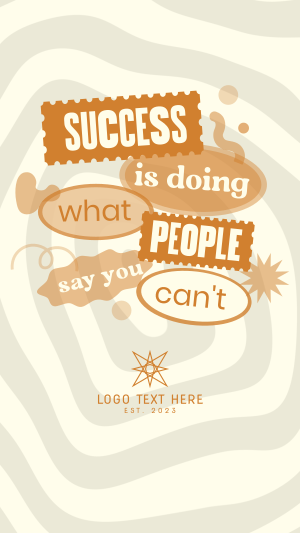 Success all the Way Facebook story Image Preview
