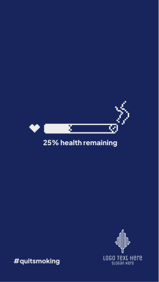 Health Bar Smoking Facebook story