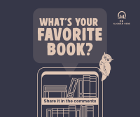 Q&A Favorite Book Facebook post Image Preview