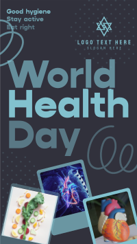 Retro World Health Day Facebook story Image Preview