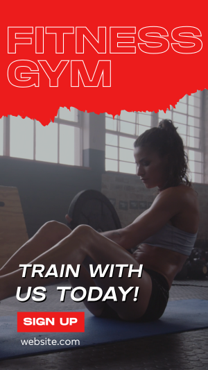 Train With Us Facebook story Image Preview