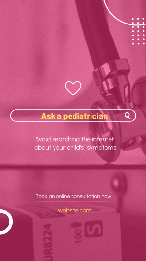 Ask a Pediatrician Instagram story