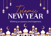 Islamic Celebration Postcard Image Preview