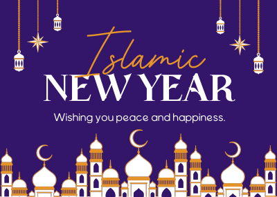 Islamic Celebration Postcard Image Preview