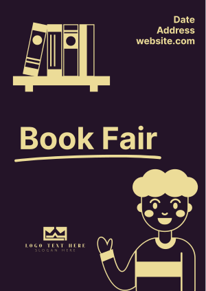 Kids Book Fair Poster Image Preview