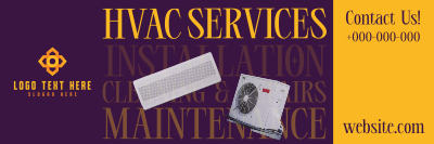 Editorial HVAC Service Twitter header (cover) Image Preview