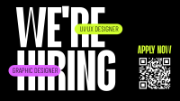 Simple We're Hiring Animation Preview
