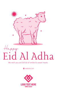 Eid Al Adha Lamb Instagram story Image Preview
