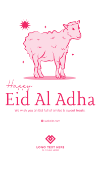 Eid Al Adha Lamb Instagram story Image Preview